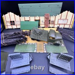 Vintage Marx U. S. Armed Forces Training Center Playset No. 4139 Original box