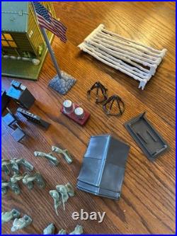 Vintage Marx US Army Headquarters Training Center Model T3-21 Litho Tin