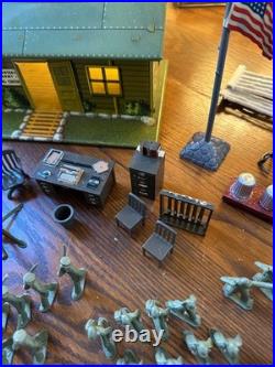 Vintage Marx US Army Headquarters Training Center Model T3-21 Litho Tin