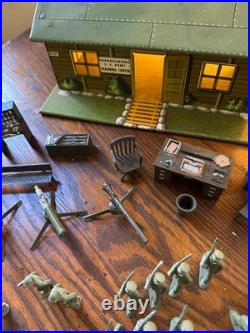 Vintage Marx US Army Headquarters Training Center Model T3-21 Litho Tin