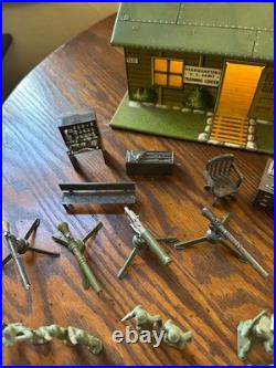 Vintage Marx US Army Headquarters Training Center Model T3-21 Litho Tin