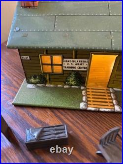 Vintage Marx US Army Headquarters Training Center Model T3-21 Litho Tin