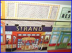 Vintage Marx Untouchables Playset Tin litho Street Store front Bank Strand