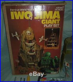 Vintage Marx WWII Battle of Iwo Jima GIANT Play Set # 4314 Original Box Toy