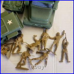 Vintage Marx WWII Battleground Army Large Lot Tanks Jeeps Boats Soldiers Tools Vintage Marx WWII Battleground Army Large Lot Tanks Jeeps Boats Soldiers Tools