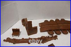 Vintage Marx WWII Battleground Playset Vehicles Soldiers Buildings Terrain READ