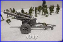 Vintage Marx WWII Battleground Playset Vehicles Soldiers Buildings Terrain READ