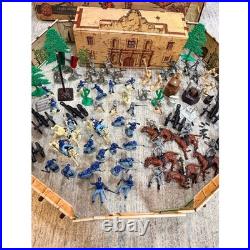 Vintage Marx Walt Disney Davy Crockett Alamo Playset with Box Figures & More