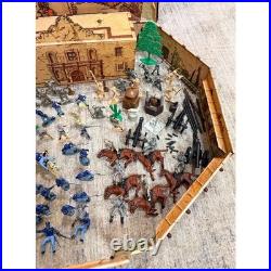 Vintage Marx Walt Disney Davy Crockett Alamo Playset with Box Figures & More