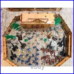 Vintage Marx Walt Disney Davy Crockett Alamo Playset with Box Figures & More