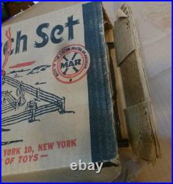 Vintage Marx Western Ranch Play Set with Original Box