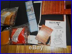 Vintage Marx Western Town Miniature Play Set 9 parts & 7 bags of mini figures