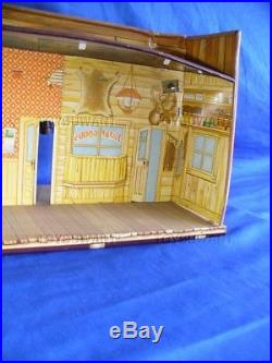 Vintage Marx Western Town Playset Lot Dodge City Roy Rogers Mineral City Cowboy