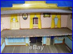 Vintage Marx Western Town Playset Lot Dodge City Roy Rogers Mineral City Cowboy