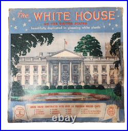 Vintage Marx White House Playset 1950s 50+ Pieces 33 Presidents & Instructions