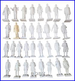 Vintage Marx White House Playset 1950s 50+ Pieces 33 Presidents & Instructions