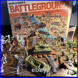 Vintage Marx World War II Battleground! 4204 Near Complete Great Box Condition