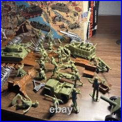 Vintage Marx World War II Battleground! 4204 Near Complete Great Box Condition