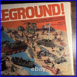 Vintage Marx World War II Battleground! 4204 Near Complete Great Box Condition