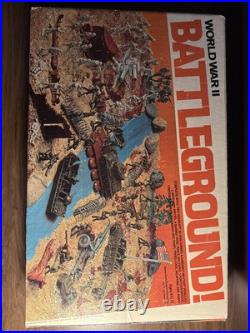 Vintage Marx World War II Battleground! 4204 Near Complete Great Box Condition