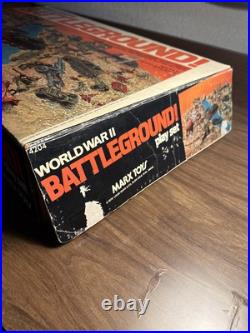 Vintage Marx World War II Battleground! 4204 Near Complete Great Box Condition