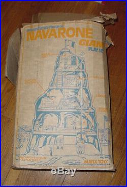 Vintage Marx Wwii Battle Of Navarone Giant Army Men Play Set 1977 Box Figures Pa