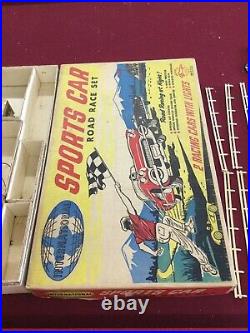 Vintage Marx toys International Sports Car Race slot play set