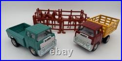 Vintage Mighty-Marx Ranch Set 13pc COMPLETE WithOriginal Box -Japan -Trucks/Horses