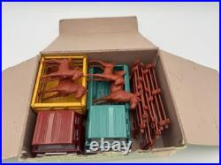Vintage Mighty-Marx Ranch Set 13pc COMPLETE WithOriginal Box -Japan -Trucks/Horses