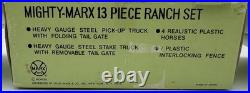 Vintage Mighty-Marx Ranch Set 13pc COMPLETE WithOriginal Box -Japan -Trucks/Horses