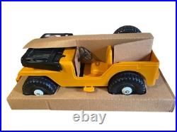 Vintage NEW 1975 Marx 12 Johnny West Doll Camping Set Mountain Masher Jeep Toy