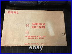 Vintage Nos Marx 5650 Targetland Rifle Range Shooting Gallery Toy Sealed In Box