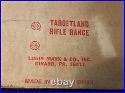 Vintage Nos Marx 5650 Targetland Rifle Range Shooting Gallery Toy Sealed In Box