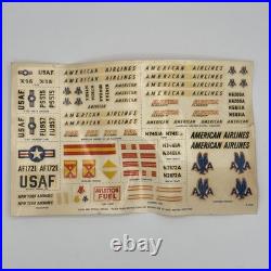 Vintage Original Marx 4810 American Airlines International Jet Port With Box