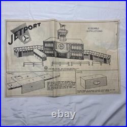 Vintage Original Marx 4810 American Airlines International Jet Port With Box
