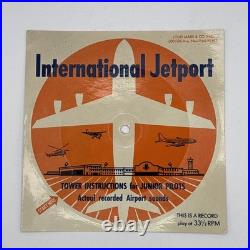 Vintage Original Marx 4810 American Airlines International Jet Port With Box