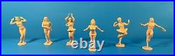 Vintage Original Marx American Beauty Mint Nude Figures 50's 60mm Plastic Army