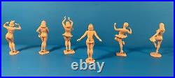 Vintage Original Marx American Beauty Mint Nude Figures 50's 60mm Plastic Army