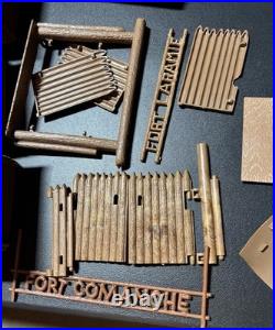 Vintage Original Marx Fort Comanche & Fort Apache Play Set Forts 1950s Toys