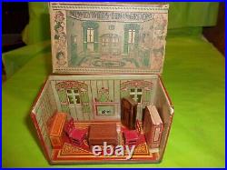 Vintage Original Marx Hometown Newly Wed Dining Room #194 With Box! Very Rare