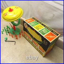 Vintage Original Marx Mystery Space Ship Set + Box, Gryo-Powered Toy