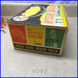 Vintage Original Marx Mystery Space Ship Set + Box, Gryo-Powered Toy