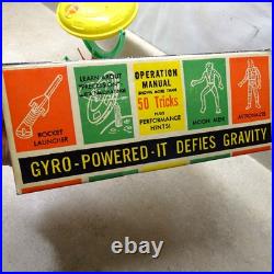Vintage Original Marx Mystery Space Ship Set + Box, Gryo-Powered Toy