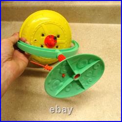 Vintage Original Marx Mystery Space Ship Set + Box, Gryo-Powered Toy