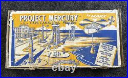 Vintage Original Marx Project Mercury Cape Canaveral Playset