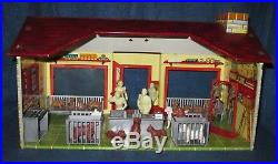 Vintage PET SHOP #4210 Metal Playset with Props. MARX 1952. No Box. Nice! RARE