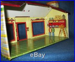 Vintage PET SHOP #4210 Metal Playset with Props. MARX 1952. No Box. Nice! RARE