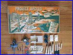Vintage Project Apollo Cape Kennedy Playset By Louis Marx & Co In Original Box