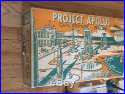 Vintage Project Apollo Cape Kennedy Playset By Louis Marx & Co In Original Box