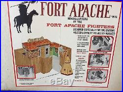Vintage Rare Marx FORT APACHE Playset Johnny Best Of The West CUSTER COMPLETE